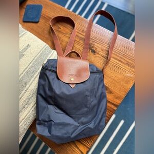 Longchamp Purple Mini Backpack